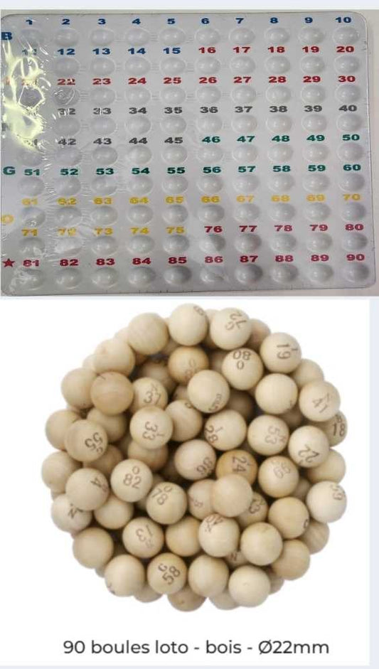 KIT 90 BOULES EN BOIS DE 22MM AVEC LE PLATEAUX   BIENTOT SUR LA BOUTIQUE.