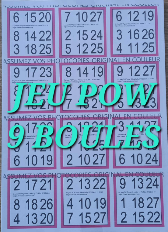 Paquets de 25 feuilles de petits jeux