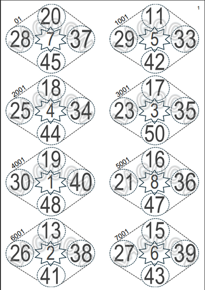 PETIT JEU 25 FEUILLES