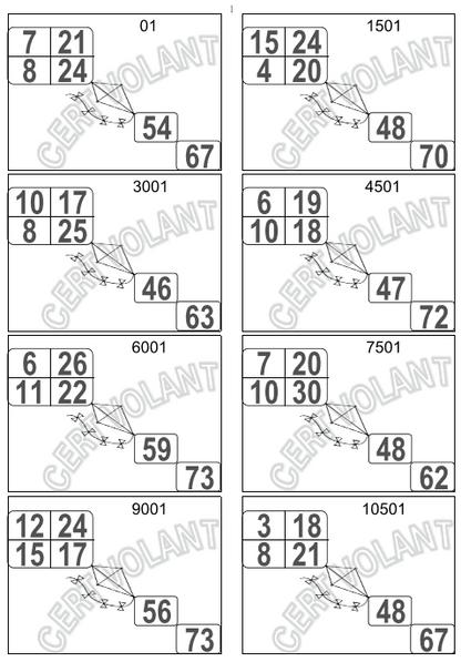 PETIT JEU 25 FEUILLES