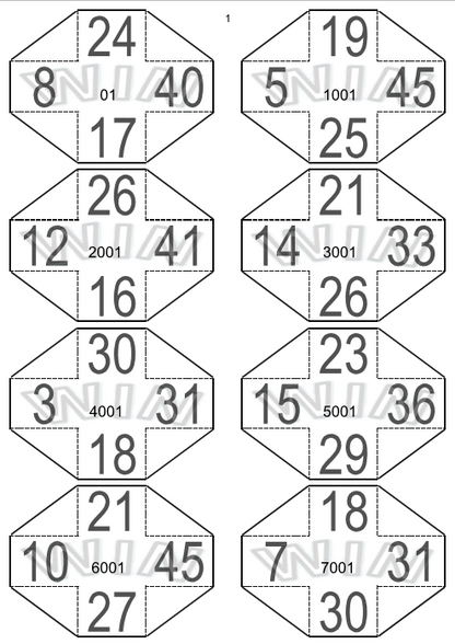 PETIT JEU 25 FEUILLES