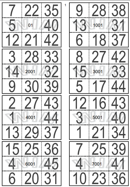 PETIT JEU 25 FEUILLES