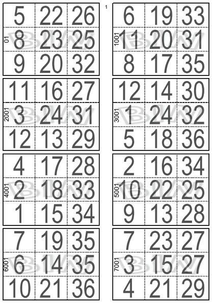 PETIT JEU 25 FEUILLES