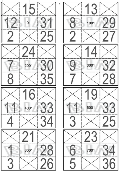 PETIT JEU 25 FEUILLES