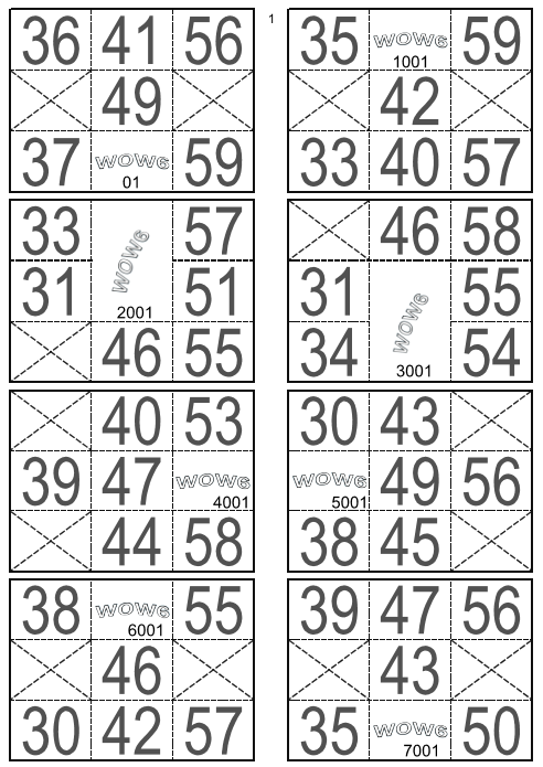 PETIT JEU 25 FEUILLES