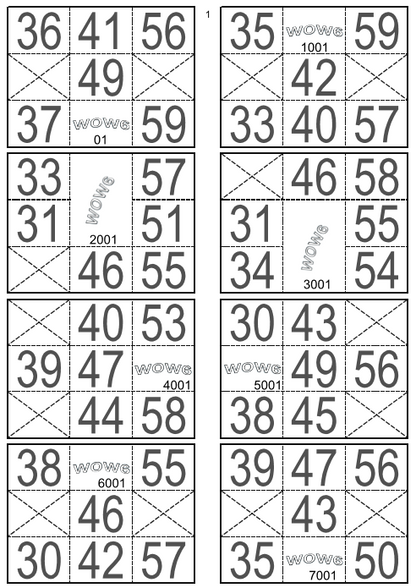PETIT JEU 25 FEUILLES