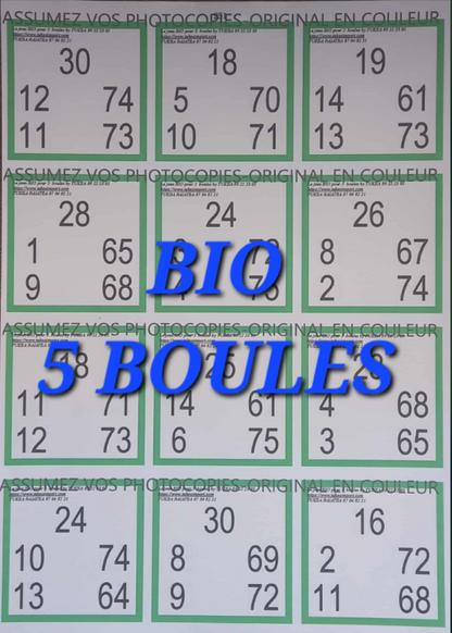 Paquets de 25 feuilles de petits jeux