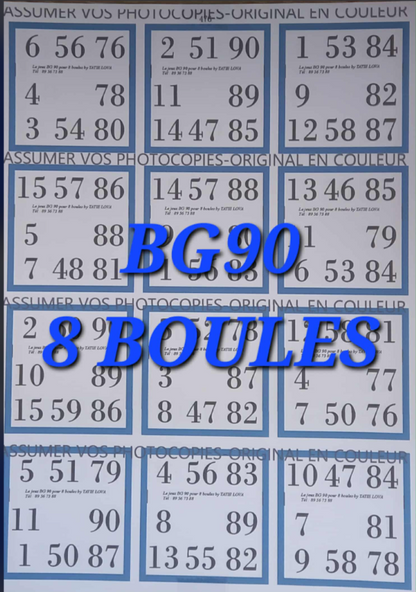 Paquets de 25 feuilles de petits jeux