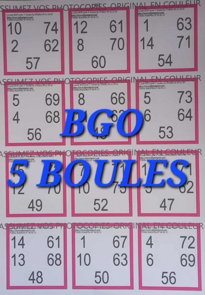 Paquets de 25 feuilles de petits jeux