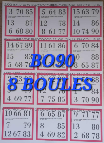 Paquets de 25 feuilles de petits jeux