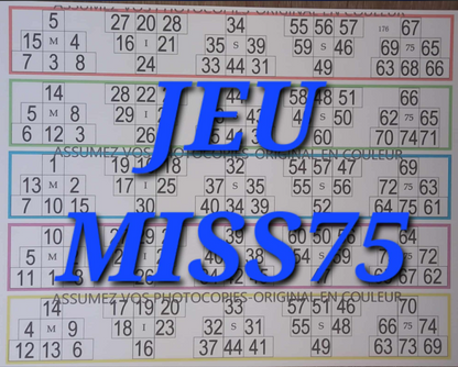 Paquets de 25 feuilles de petits jeux