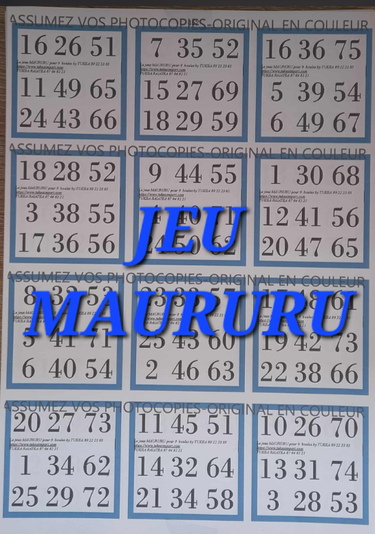 Paquets de 25 feuilles de petits jeux