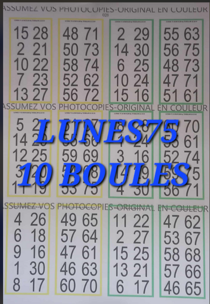 Paquets de 25 feuilles de petits jeux