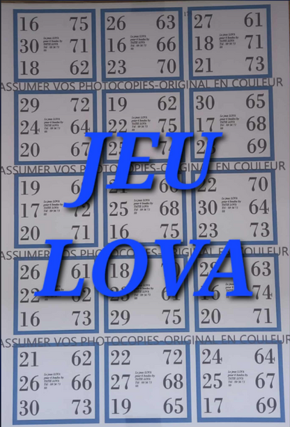 Paquets de 25 feuilles de petits jeux