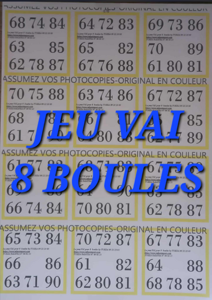 Paquets de 25 feuilles de petits jeux