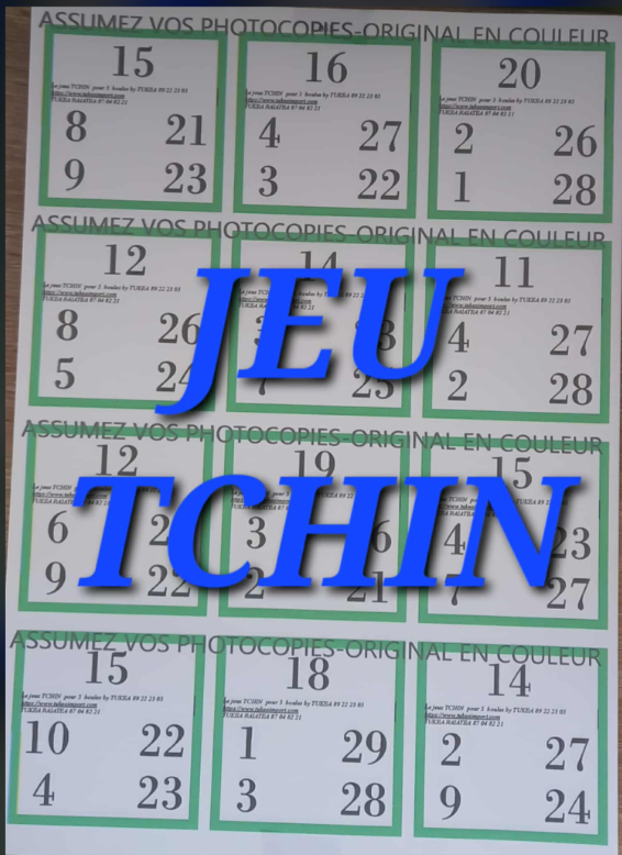 Paquets de 25 feuilles de petits jeux