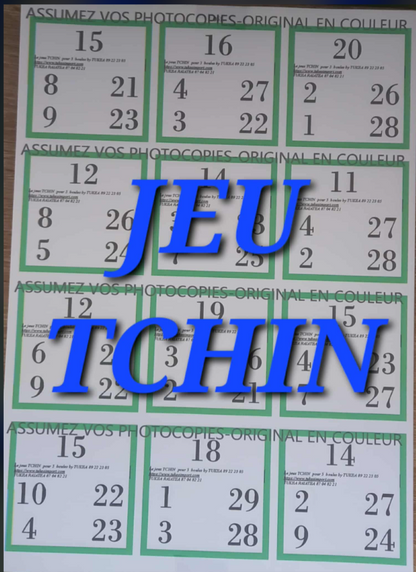 Paquets de 25 feuilles de petits jeux