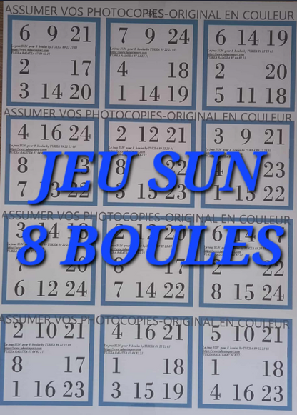 Paquets de 25 feuilles de petits jeux