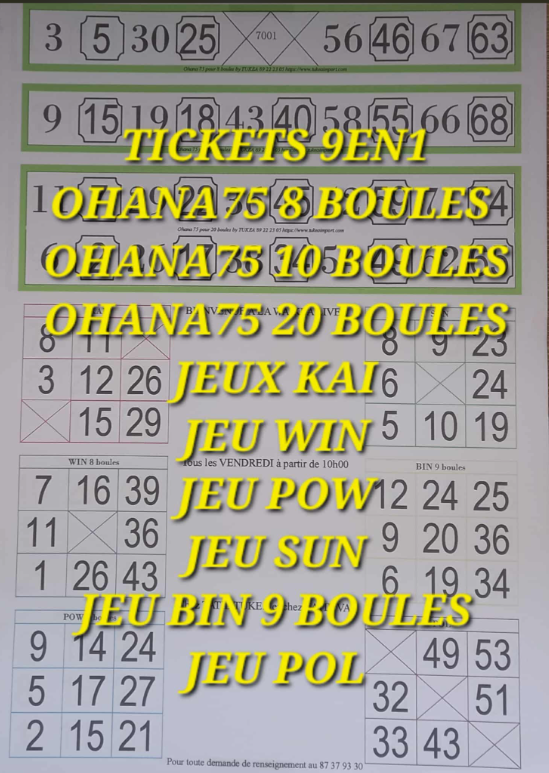 Paquets de 25 feuilles de petits jeux