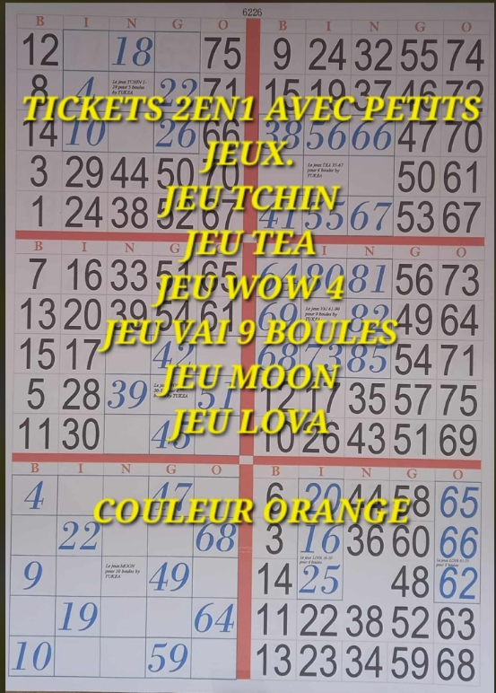 Paquets de 25 feuilles de petits jeux