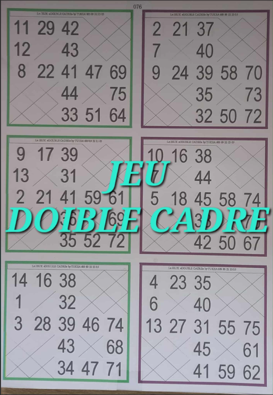 Paquets de 25 feuilles de petits jeux