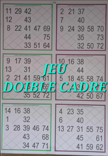 Paquets de 25 feuilles de petits jeux