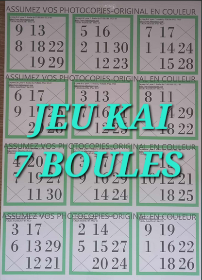 Paquets de 25 feuilles de petits jeux