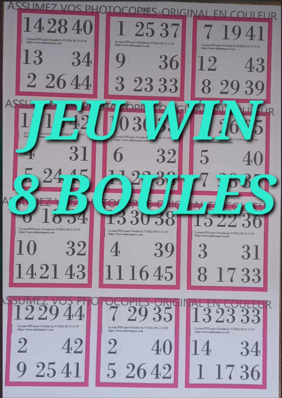 Paquets de 25 feuilles de petits jeux