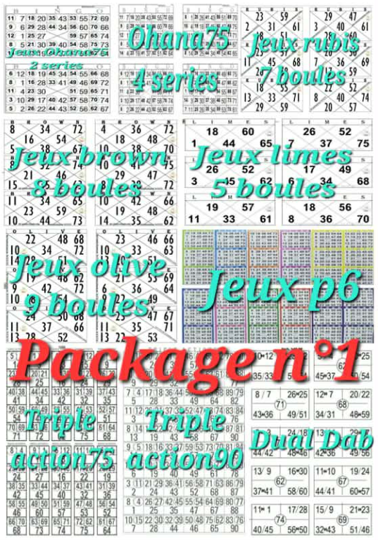 Packages de 1000 feuilles