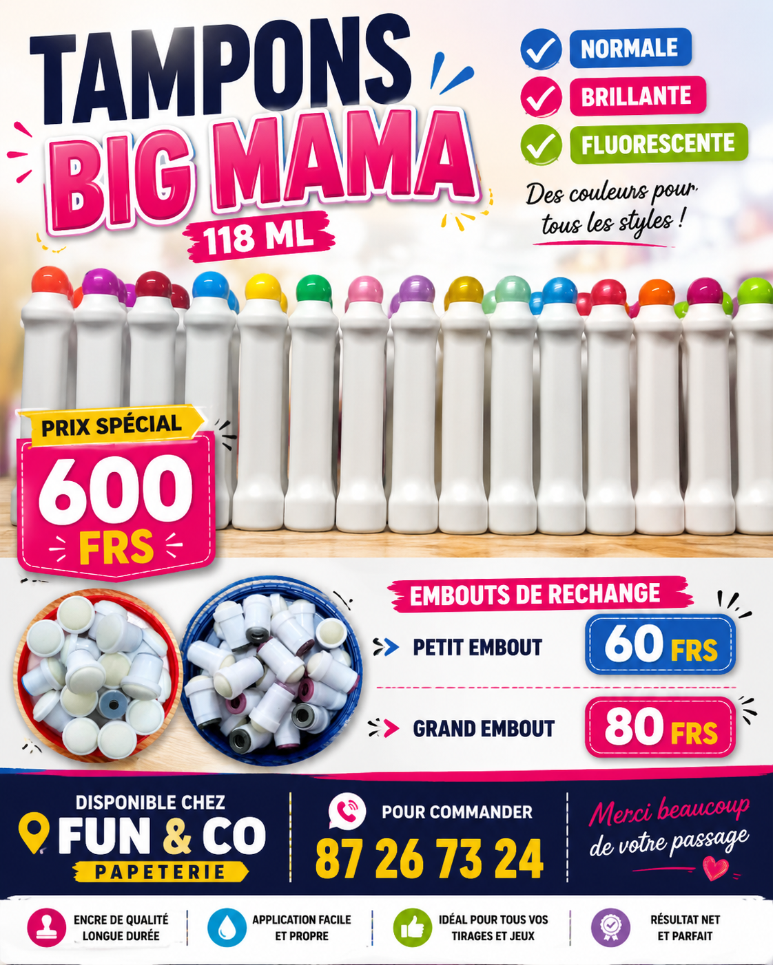 TAMPONS BIG MAMA 118ML VENDU A LA PIECE